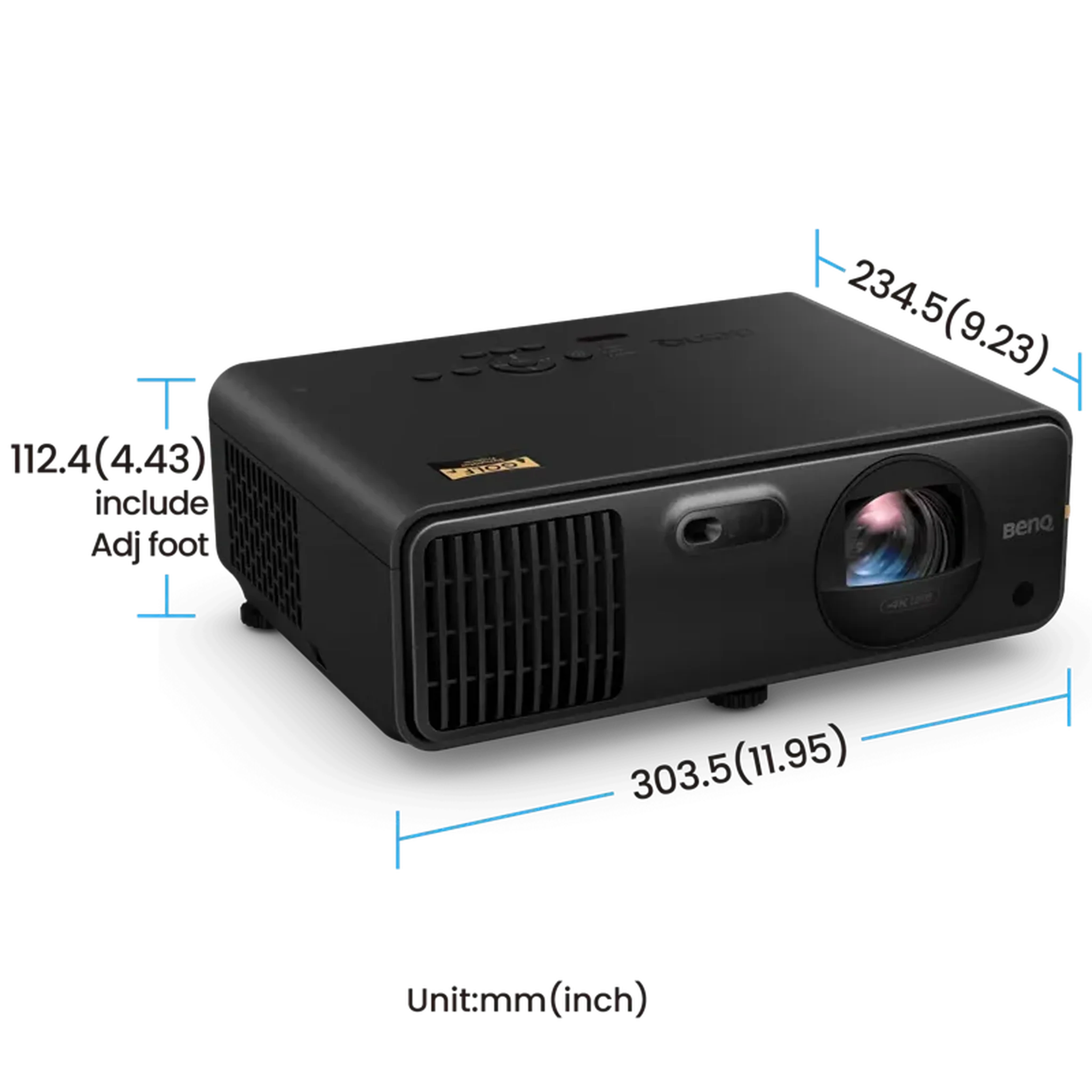 BenQ AK700ST 4000-Lumen 4K Short Throw Laser Golf Simulator Projector - Image 4