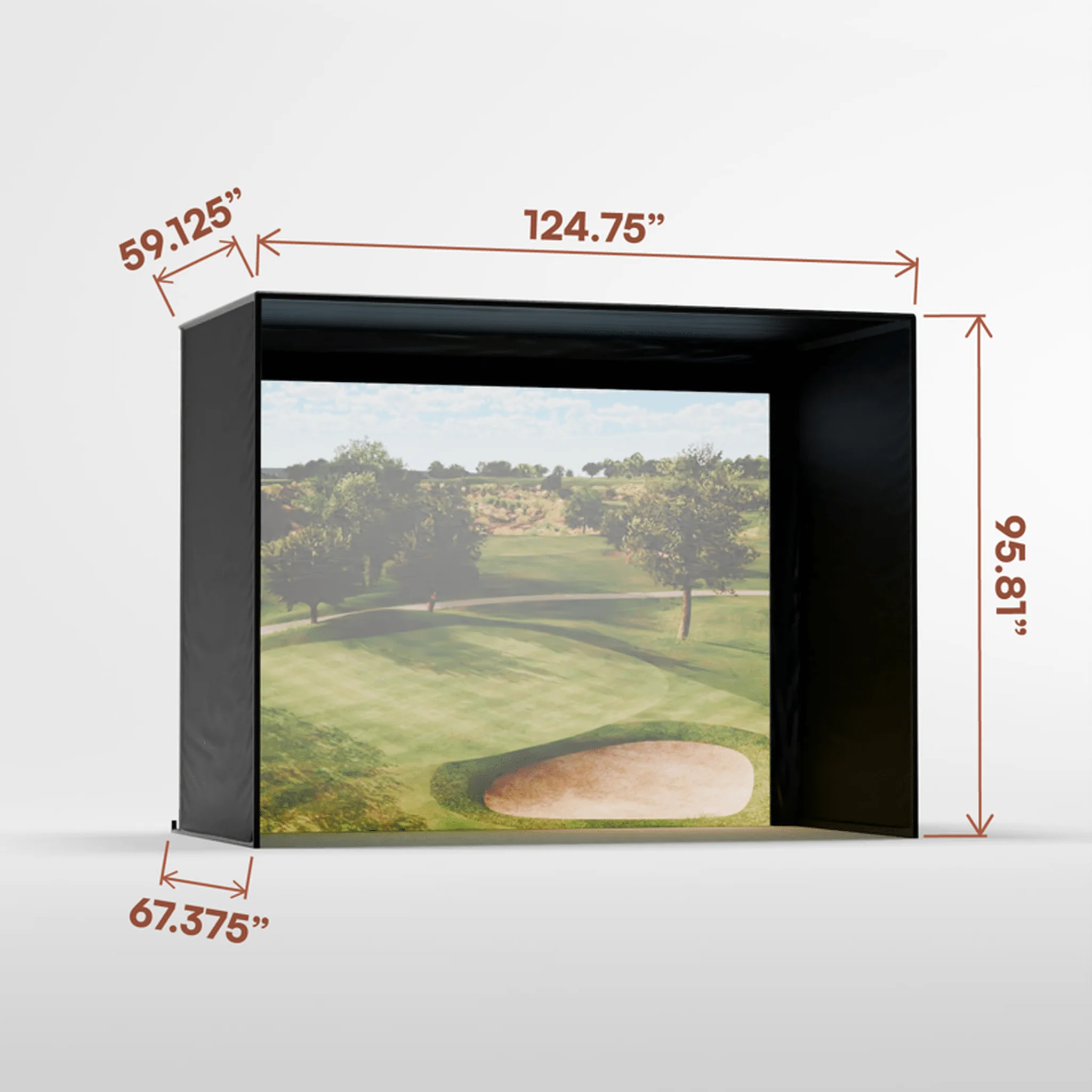 Carl's Place DIY Golf Simulator Enclosure Package - Image 14