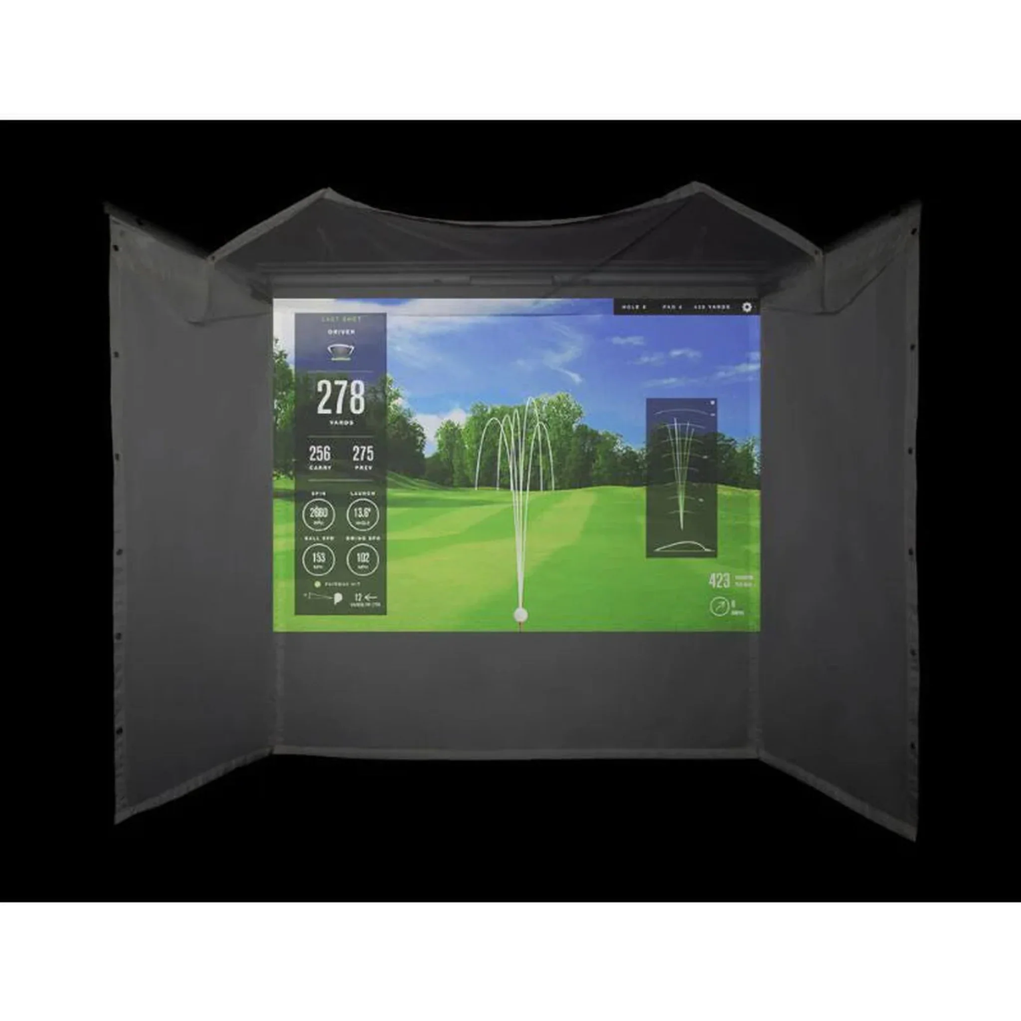 HomeCourse ProScreen 180 Retractable Golf Simulator Screen - Image 5